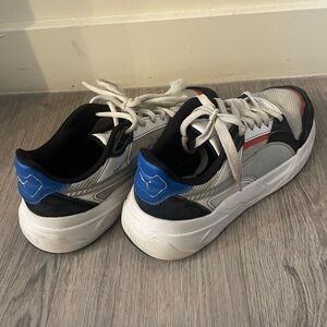 Puma Sneakers with Blue, White, and Black